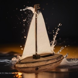 Boot, Segelboot Holz